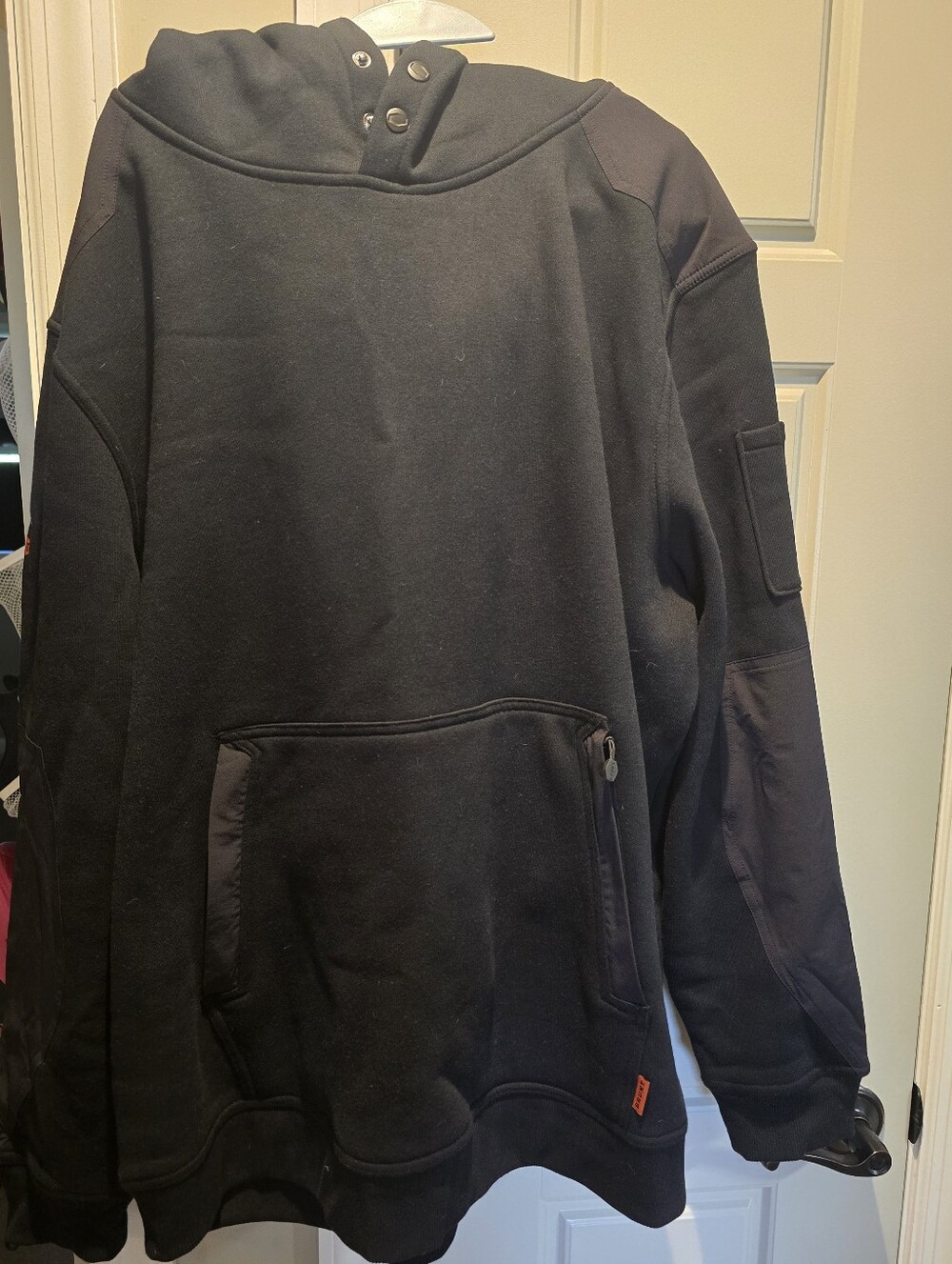 BRUNT Black Hooded Pullover Sweatshirt 2XL